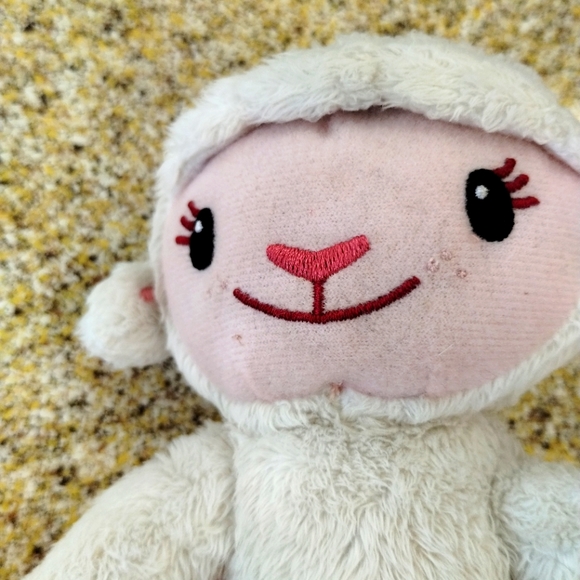 ✓Ty Beanie Babies Disney Doc McStuffins 8" LAMBIE Beanbag Plush Stuffed Toy - Picture 4 of 16